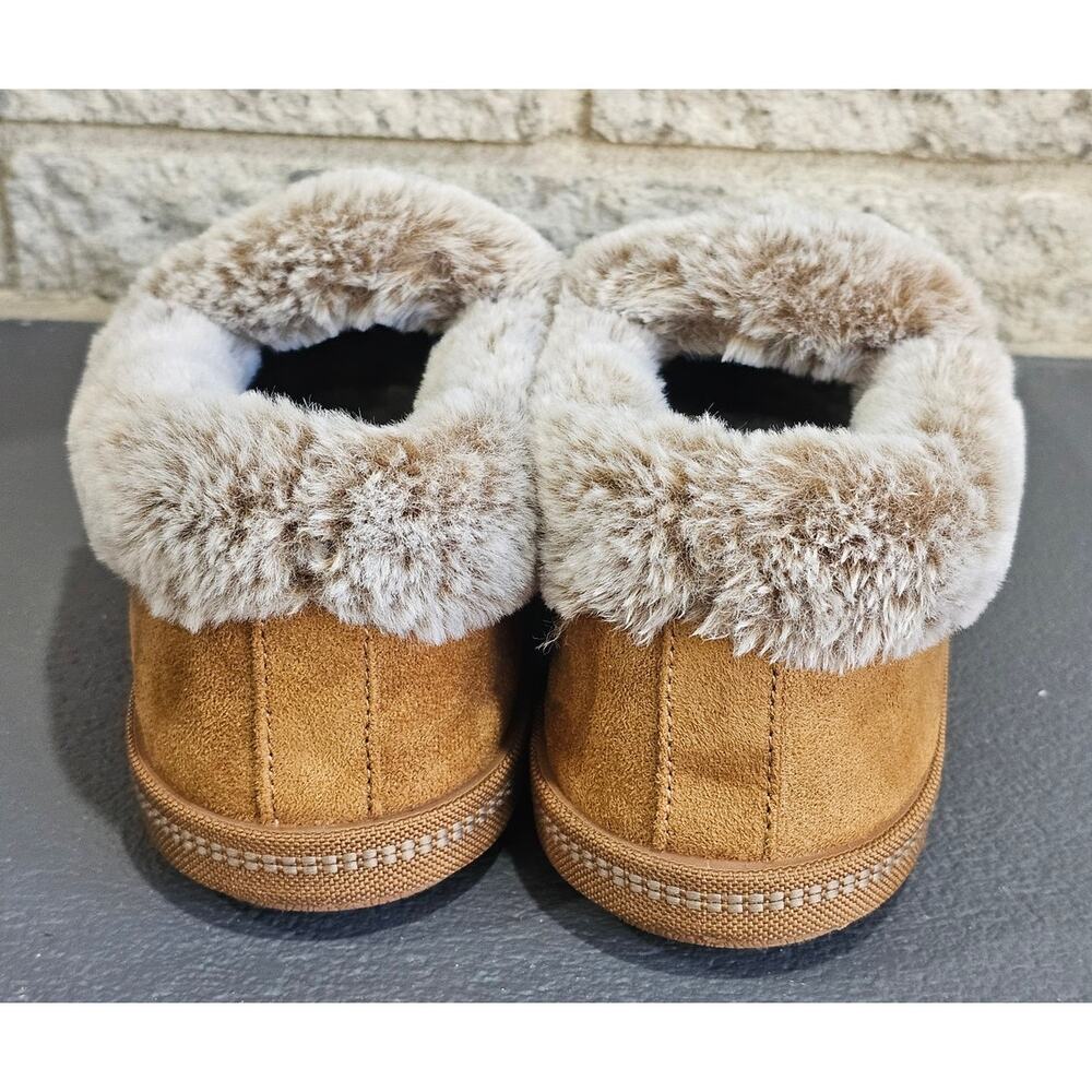 Skechers Women's Cozy Campfire Slippers, Chestnut Brown,  Faux Fur Lining Sz 8.5 - Picture 5 of 10
